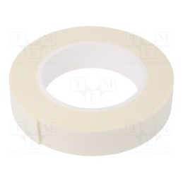 1 rol x - 3502 PIANKOWA 1MM 25MM-5.5M - Tape: fixing, W: 25mm, L: 5.5m, Thk: 1mm, two-sided adhesive, white