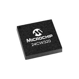 1 pcs : 24CW320T-I/Q4B - EEPROM 32 Kbit I2C Serial EEPROM with Software Write Protection, Industrial Temp