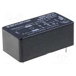 1 pcs x SCHURTER - 5500.2019 - Filter: anti-interference, 250VAC, Cx: 100nF, Cy: 2.2nF, 1mH, THT