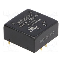 1 pcs x AIMTEC - AM6CW-2409S-NZ - Converter: DC/DC, 6W, Uin: 9÷36V, Uout: 9VDC, Iout: 667mA, 1'x1'