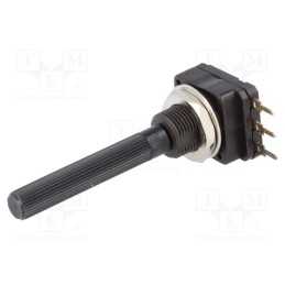 1 pcs x PIHER - PC16SH10IP06102A2020TA - Potentiometer: shaft, single turn, 1kΩ, 200mW, THT, 6mm, plastic