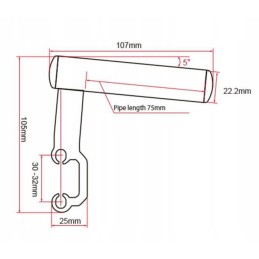 GPS Navi Quad ATV 250 phone holder