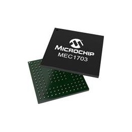 1 pcs : MEC1703Q-C2-TN - I/O Controller Interface IC Embedded controller 480 KB Total SRAM