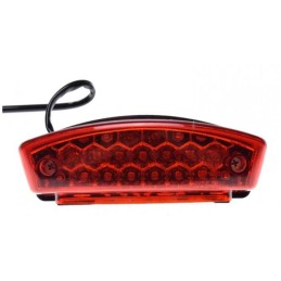 Rear lamp atv quad motorcycle led homologation width 16cm am9937