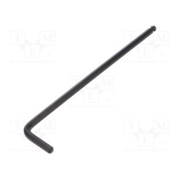1 pcs x WIHA - 3872 - Wrench, hex key,spherical, HEX 5mm, Overall len: 163mm