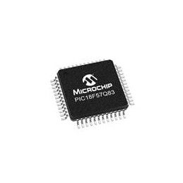 1 pcs : PIC18F57Q83T-I/PT - 8-bit Microcontrollers - MCU CAN,128KB Flash,13KB RAM,1KB EE,12-bit ADC3,DAC,DSM,PWMS,CIPS,I2C/SPI,U