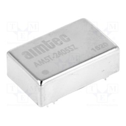 1 pcs x AIMTEC - AM5T-2405SZ - Converter: DC/DC, 5W, Uin: 18÷36V, Uout: 5VDC, Iout: 1A, DIP24, AM5T-Z