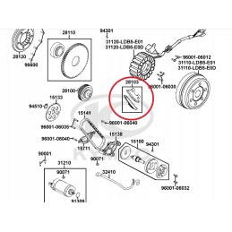 Slide guide, chain, oil pump, Kymco MXU 550
