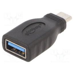 1 pcs x Goobay - 45395 - Adapter, OTG,USB 3.0, USB A socket,USB C plug, black