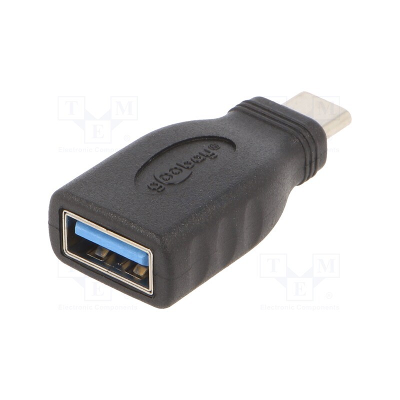 1 pcs x Goobay - 45395 - Adapter, OTG,USB 3.0, USB A socket,USB C plug, black