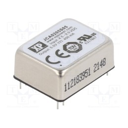 1 pcs x XP POWER - JCA0205S05 - Converter: DC/DC, 2W, Uin: 4.5÷9V, Uout: 5VDC, Iout: 400mA, 1.0'x0.8'