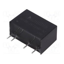 1 pcs x AIMTEC - AM1DM-2412SH60-NZ - Converter: DC/DC, 1W, Uin: 21.6÷26.4V, Uout: 12VDC, Iout: 84mA, SIP7