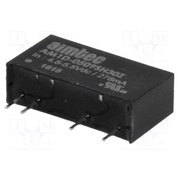 1 pcs x AIMTEC - AM1D-0509SH30Z - Converter: DC/DC, 1W, Uin: 4.5÷5.5V, Uout: 9VDC, Iout: 110mA, SIP7