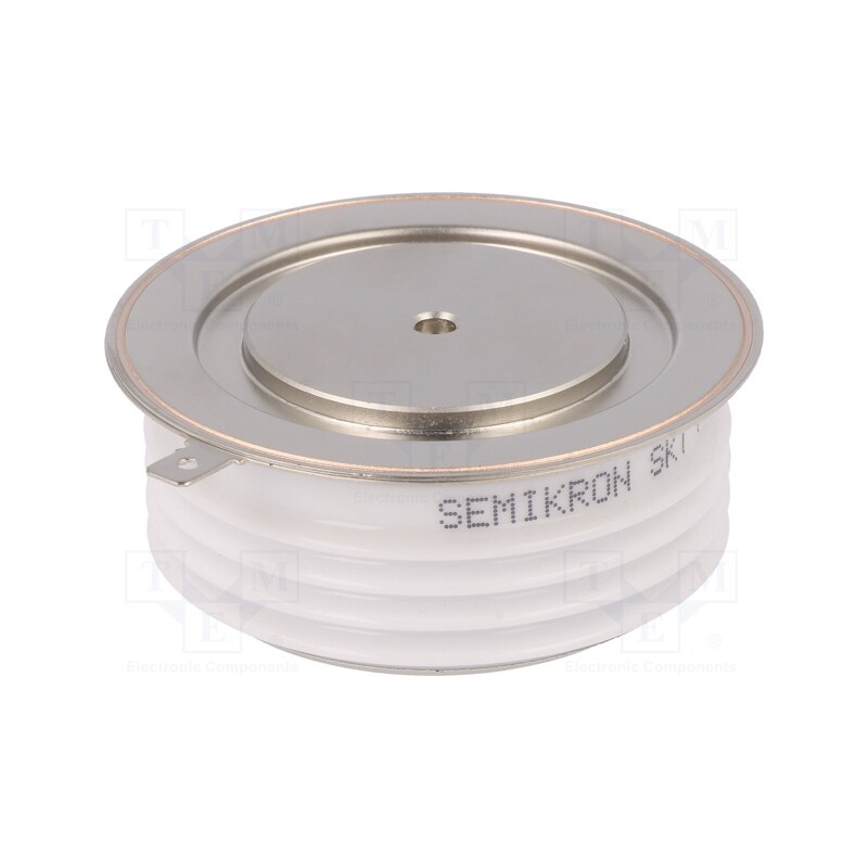 1 pcs x SEMIKRON DANFOSS - SKT 760/18 E 01890390 - Thyristor: hockey-puck, 1.8kV, Ifmax: 1.6kA, 760A, Igt: 200mA,