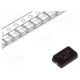 1 pcs x TXC - AA-8.000MAMJ-T - Resonator: quartz, 8MHz, ±30ppm, 18pF, SMD, 5x3.2x1.2mm