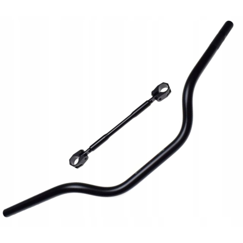 Aluminum handlebar enduro cross quad atv black