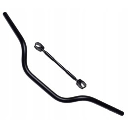 Aluminum handlebar enduro cross quad atv black