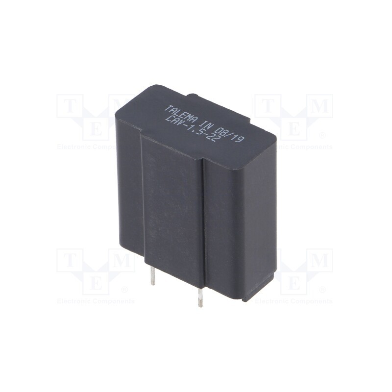 1 pcs x TALEMA - CAV-1.5-22 - Inductor: wire, THT, 22mH, 1.5A, 227mΩ, 250VAC, -40÷125°C, ±30%