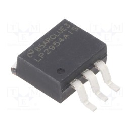 1 pcs x TEXAS INSTRUMENTS - LP2954AIS/NOPB - IC: voltage regulator, LDO,fixed, 5V, 0.25A, TO263, SMD, , ±0.5%