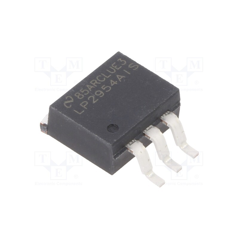 1 pcs x TEXAS INSTRUMENTS - LP2954AIS/NOPB - IC: voltage regulator, LDO,fixed, 5V, 0.25A, TO263, SMD, , ±0.5%