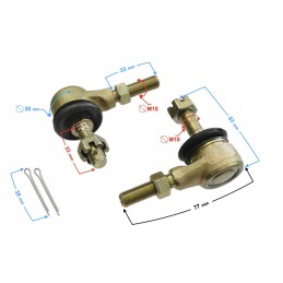 Rod end for quad atv 110 125 set