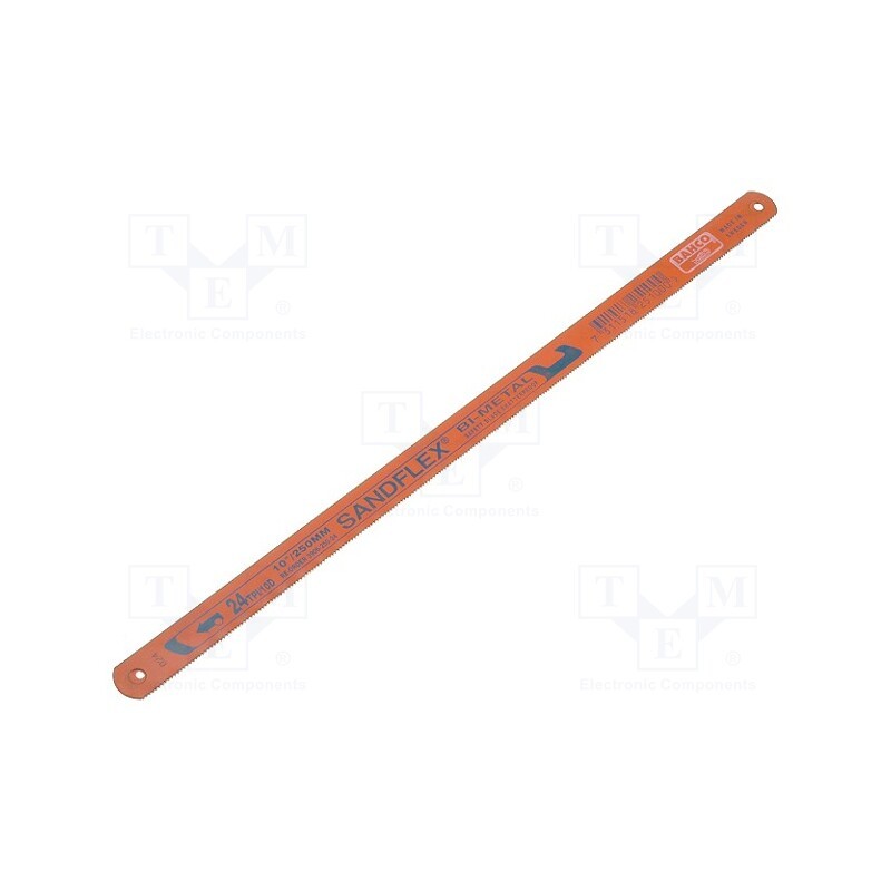 1 pcs x BAHCO - 3906-250-24-100 - Hacksaw blade, metal, 250mm, 24teeth/inch, SANDFLEX