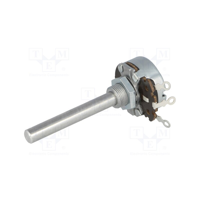 1 pcs x AB Elektronik - 3104605995 - Potentiometer: shaft, single turn, 1kΩ, 4W, ±10%, 6mm, Shaft: smooth