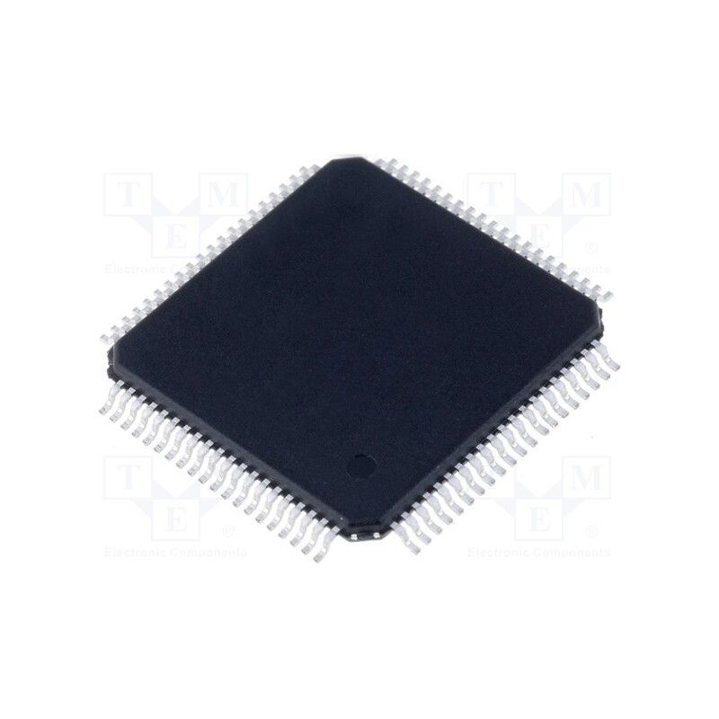 1 pcs x TEXAS INSTRUMENTS - MSP430F477IPN - IC: microcontroller, LQFP80, Interface: I2C,JTAG,SPI x2,UART