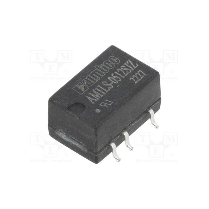 1 pcs x AIMTEC - AM1LS-0512SJZ - Converter: DC/DC, 1W, Uin: 4.5÷5.5V, Uout: 12VDC, Iout: 84mA, SMD