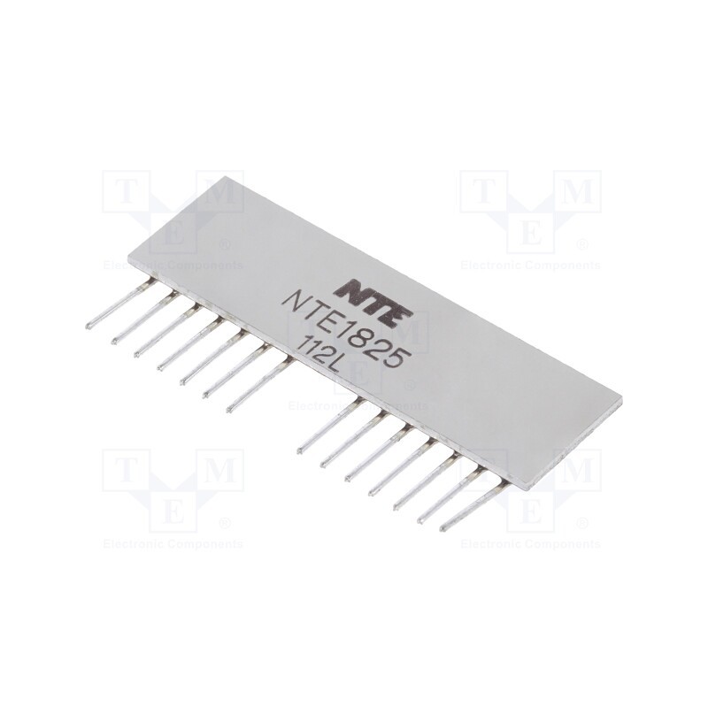 1 pcs x NTE Electronics - NTE1825 - IC: driver, motor controller, SIP16, 2A, 25VDC, Uoper: 3÷24V, 7.5W