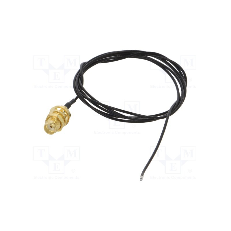 1 pcs x ONTECK - SMA-16-1.0 - Cable, 50Ω, 1m, wires,SMA socket, black, straight
