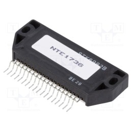 1 pcs x NTE Electronics - NTE1736 - IC: driver, 4-phase motor controller, SIP18, 2.5A, Ch: 4, 30VDC