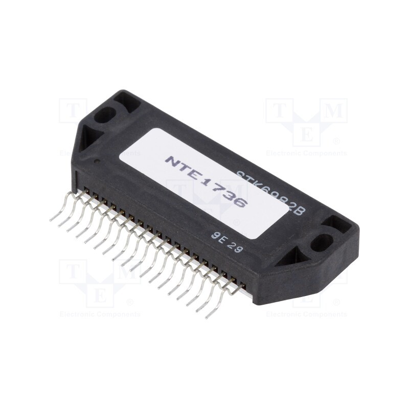 1 pcs x NTE Electronics - NTE1736 - IC: driver, 4-phase motor controller, SIP18, 2.5A, Ch: 4, 30VDC