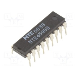 1 pcs x NTE Electronics - NTE4598B - IC: digital, latch, THT, DIP16
