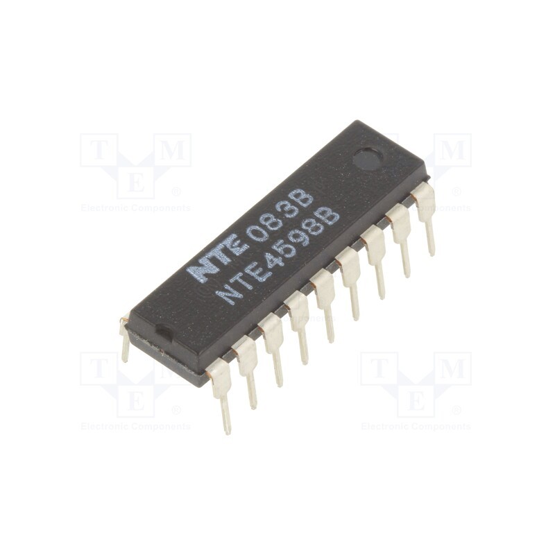 1 pcs x NTE Electronics - NTE4598B - IC: digital, latch, THT, DIP16