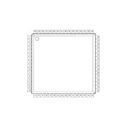 1 pcs : ST16C654DIQ64-F - UART Interface IC QUAD UARTW/64BYTE FIFO