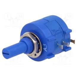 1 pcs x SR PASSIVES - POT2218P-2K - Potentiometer: shaft, multiturn, 2kΩ, 2W, ±5%, 6.35mm, linear