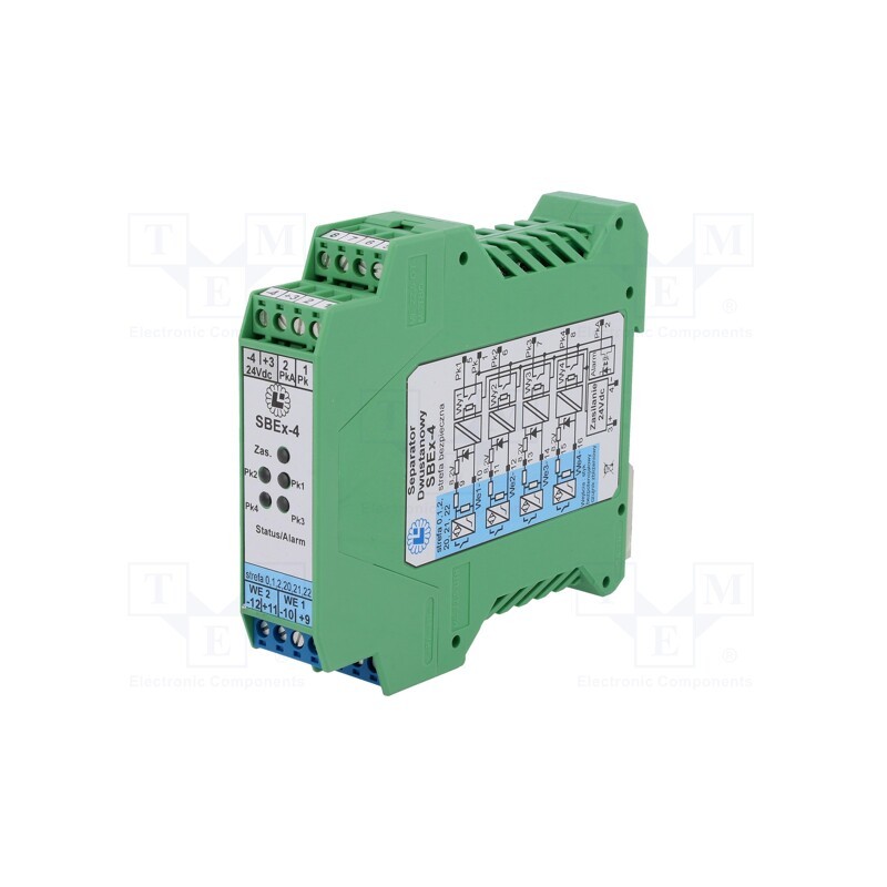 1 pcs x LABOR-ASTER - SBEX-4-4-PK - Converter: isolating signal separator, for DIN rail mounting