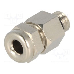 1 pcs x LAPP - 52001860 - Cable gland, M6, 1, IP68, brass, Body plating: nickel