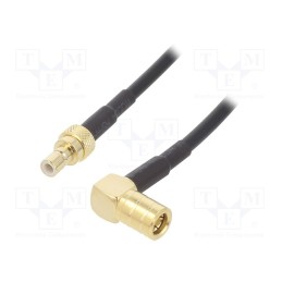 1 pcs x MFG - EXT-SMB90/100 - Cable, 1m, SMB male,SMB female, black, angled,straight