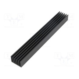 1 pcs x FISCHER ELEKTRONIK - SK 653 150 SA - Heatsink: extruded, grilled, black, L: 150mm, W: 21mm, H: 14mm