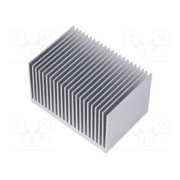 1 pcs x FISCHER ELEKTRONIK - SK 628 50 AL - Heatsink: extruded, grilled, natural, L: 50mm, W: 75mm, H: 45mm, raw