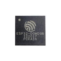 1 pcs : ESP32-D0WDQ6 - RF System on a Chip - SoC SMD IC ESP32-D0WDQ6, Dual Core MCU, WiFi & Bluetooth Combo, QFN48-pin, 6*6mm