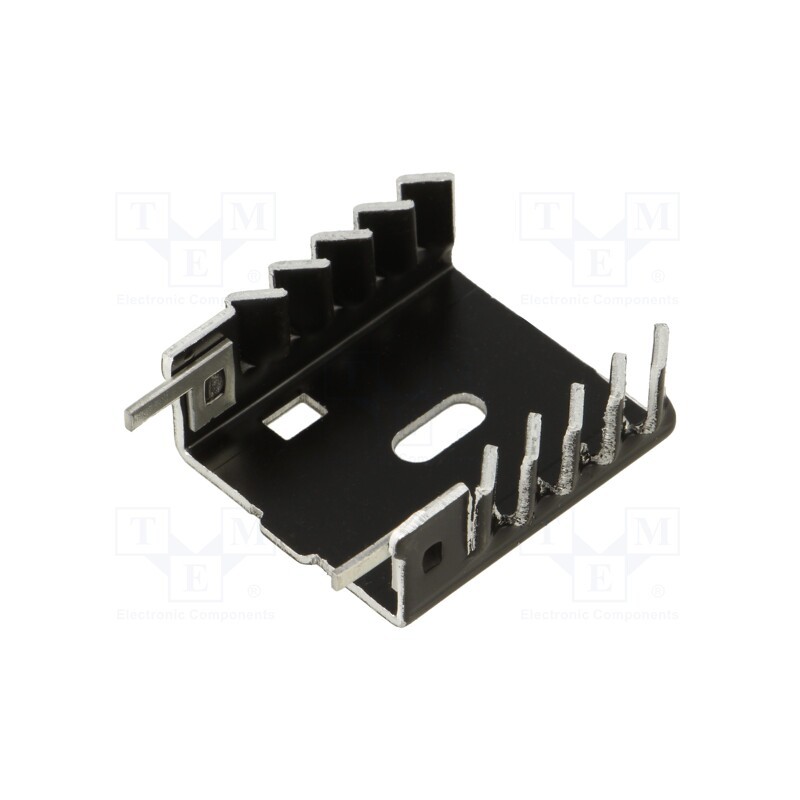 1 pcs x FISCHER ELEKTRONIK - FK 249 SA-220 - Heatsink: extruded, U, black, L: 36.2mm, W: 30.4mm, H: 36.2mm, 17K/W