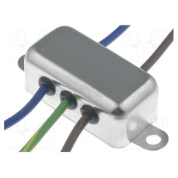 1 pcs x QLT POWER - FYK01T1-YK37103300C - Filter: anti-interference, 250VAC, Cx: 100nF, Cy: 3.3nF, 3.7mH