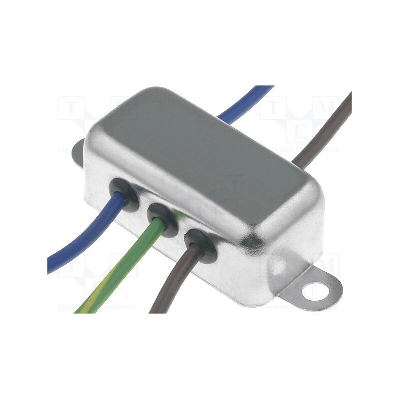 1 pcs x QLT POWER - FYK01T1-YK37103300C - Filter: anti-interference, 250VAC, Cx: 100nF, Cy: 3.3nF, 3.7mH