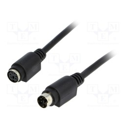 1 pcs x BQ CABLE - CAB-PS2WG/3-BK - Cable, PS/2 socket,PS/2 plug, 3m, black, connection 1: 1