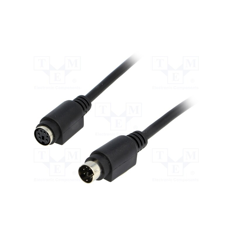 1 pcs x BQ CABLE - CAB-PS2WG/3-BK - Cable, PS/2 socket,PS/2 plug, 3m, black, connection 1: 1