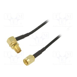 1 pcs x ONTECK - SMA-18-1.0 - Cable, 50Ω, 1m, SMA socket,SMA plug, black, angled,straight