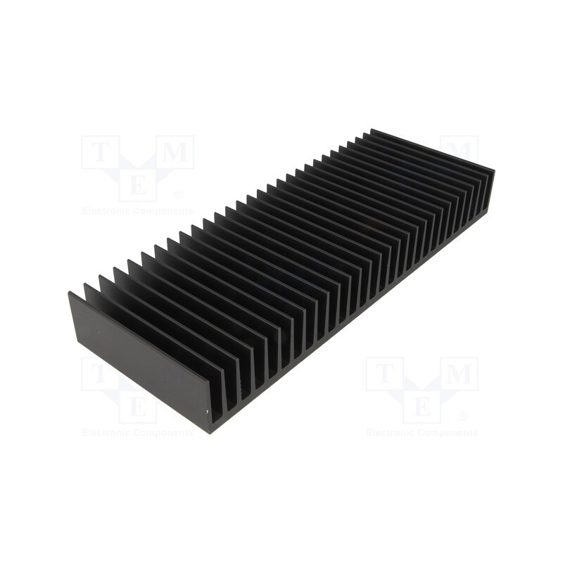 1 pcs x FISCHER ELEKTRONIK - SK42/75/SA - Heatsink: extruded, grilled, black, L: 75mm, W: 200mm, H: 25mm